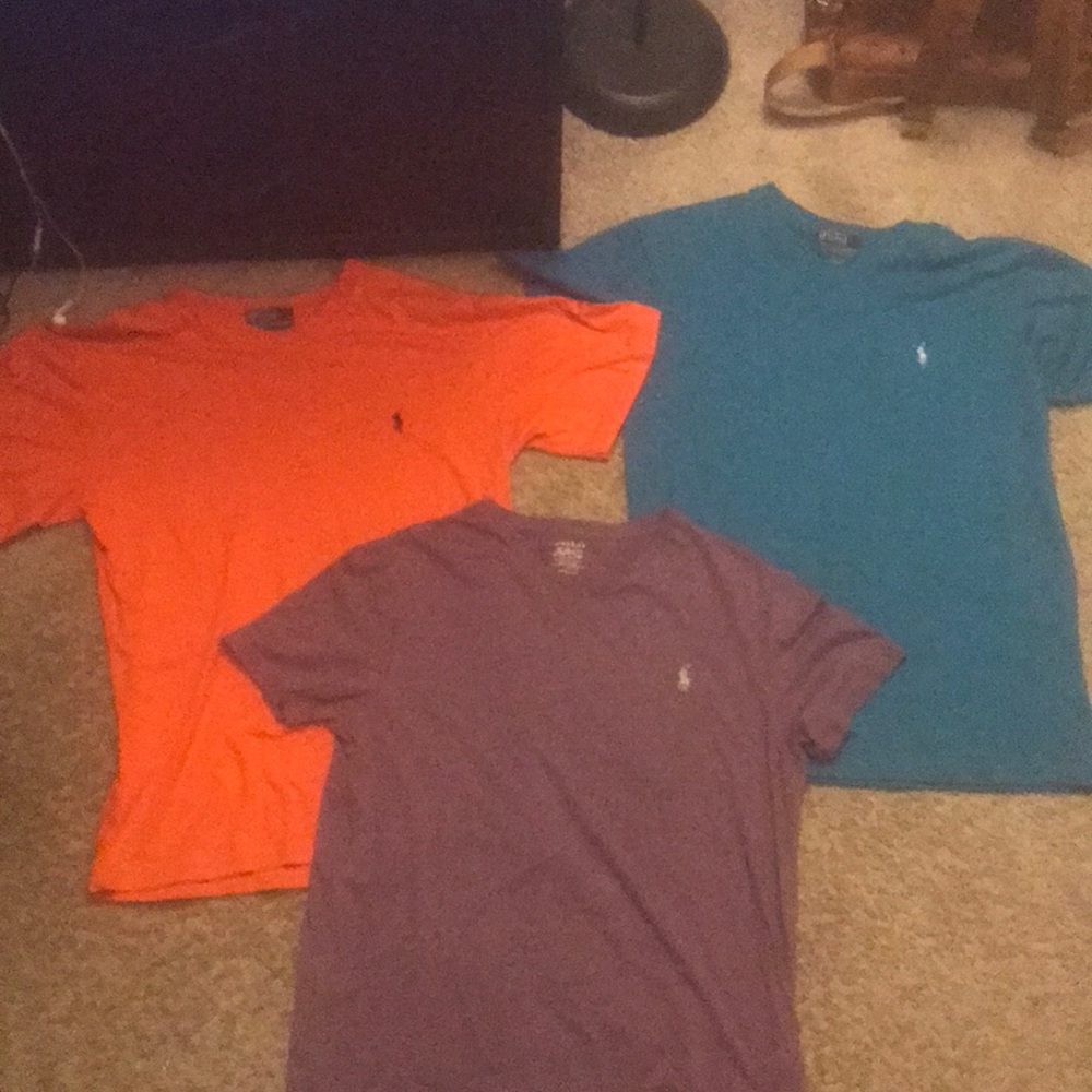 Ralph Lauren Polo V-Necks T-Shirts bundle